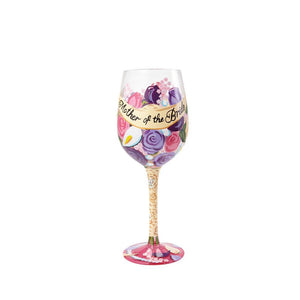 "Mother Of The Bride" Wine Glass