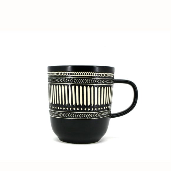 Danesco Batik Black Mug