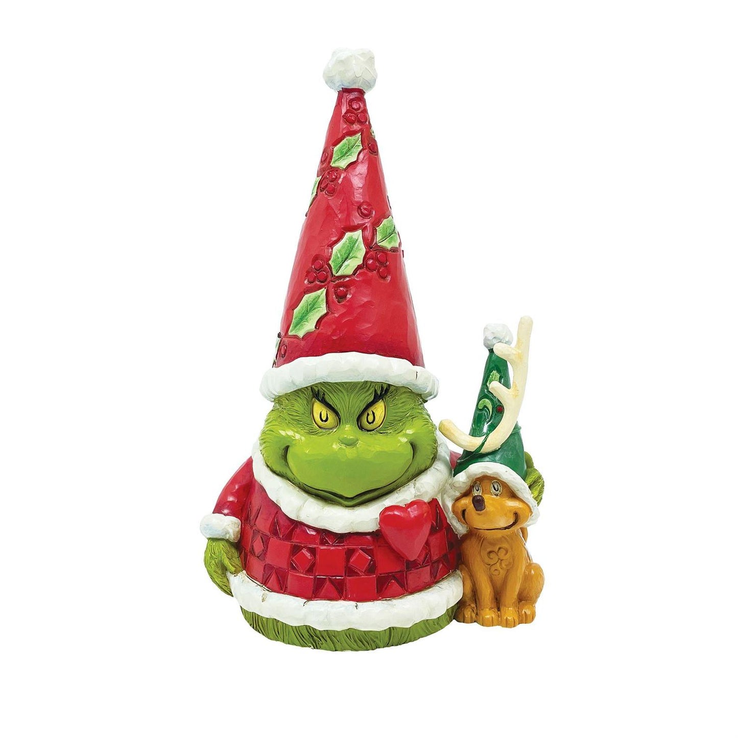 Jim Shore Grinch and Max Gnome