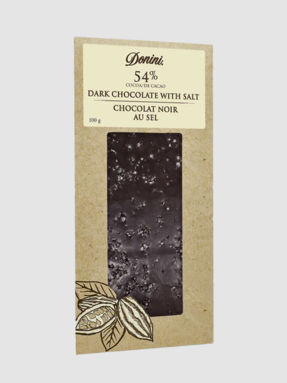 Donini 54% Cocoa Dark Chocolate with Sea Salt