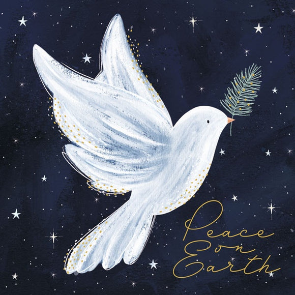 Dove Peace on Earth Christmas Card