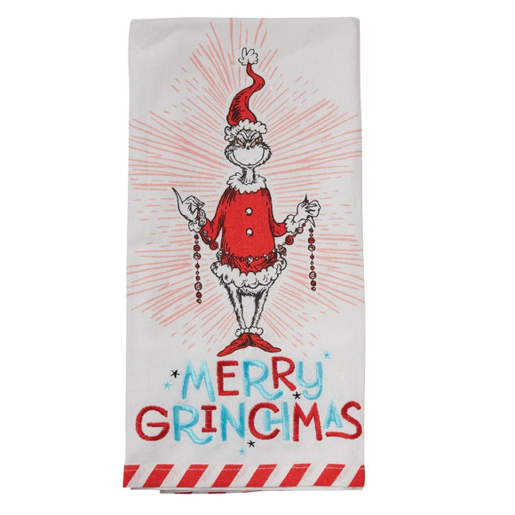 Merry Grinchmas Tea Towel
