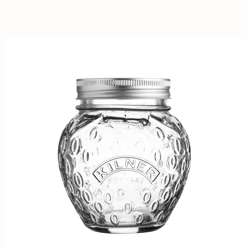 STRAWBERRY Screw-Top Preserve Jar - 400ml
