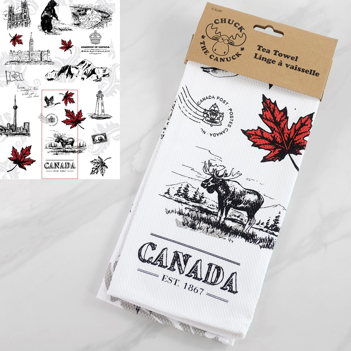 CANADA TEA TOWEL
