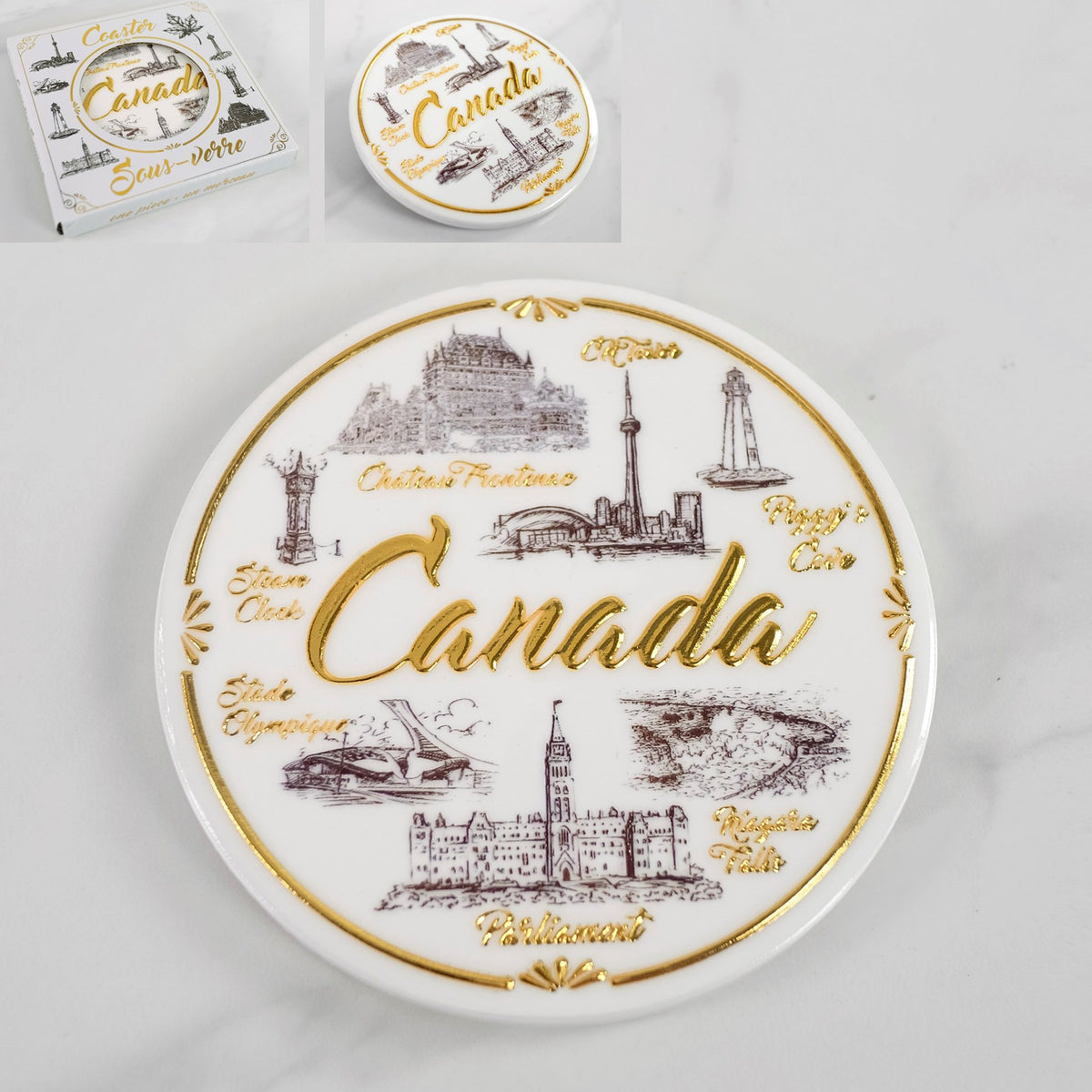 CANADA COASTER PIECE