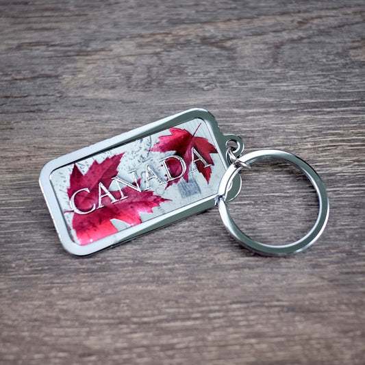 Canada Keychain Maple Leaf