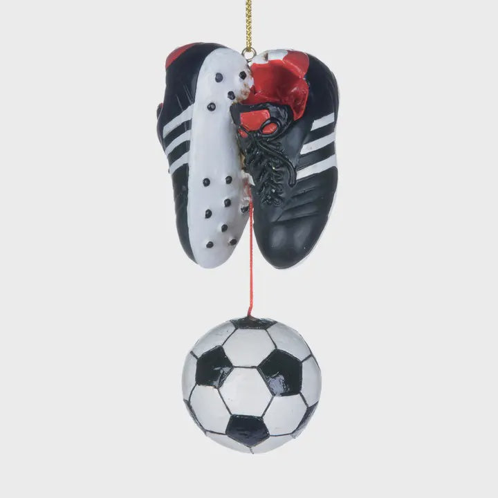 4" Soccer Ball & Shoes Ornament