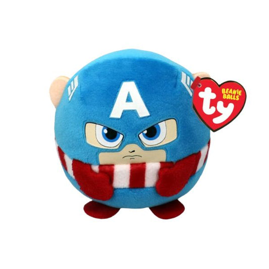 Ty Plush Captain America Beanie Balls