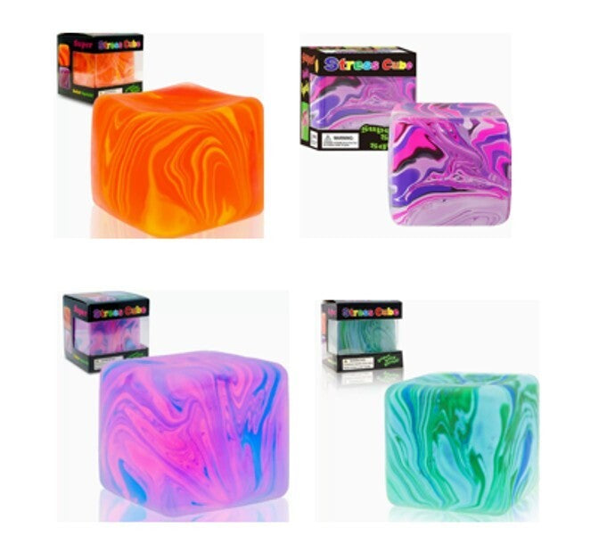 SQUISHY-Marbelized Cube