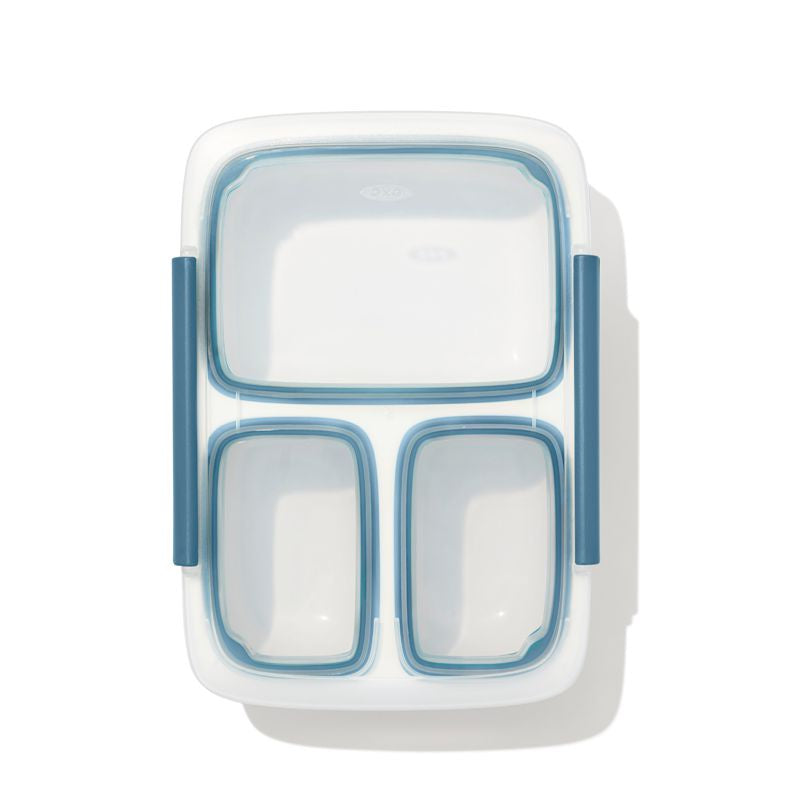 OXO  PREP & GO 4-cup Divided Container