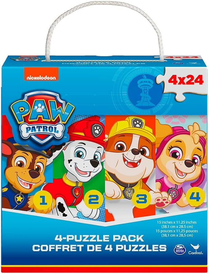 Paw Patrol Puzzles (4 pk)