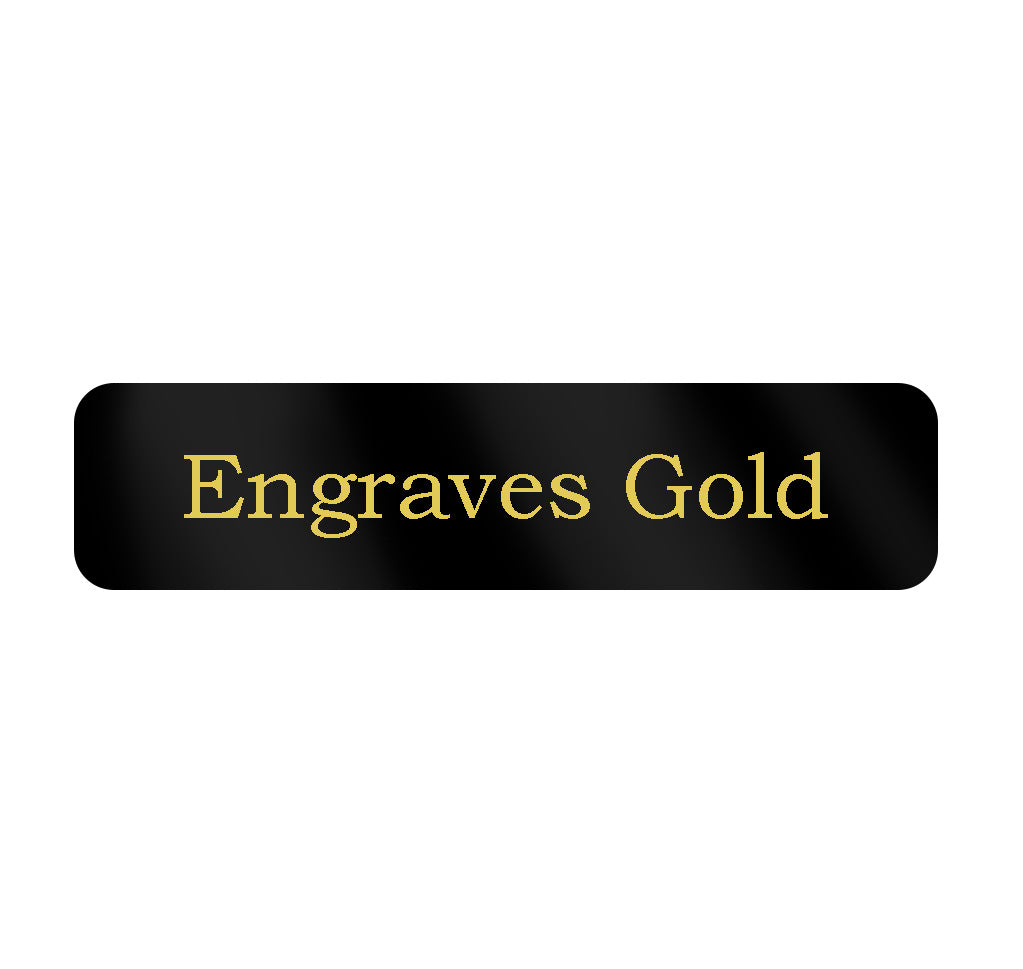 Plaque w/ Rounded Corners - 2 7/8" x 11/16" (Engraving included)