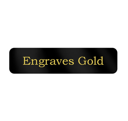 Plaque w/ Rounded Corners - 2 7/8" x 11/16" (Engraving included)