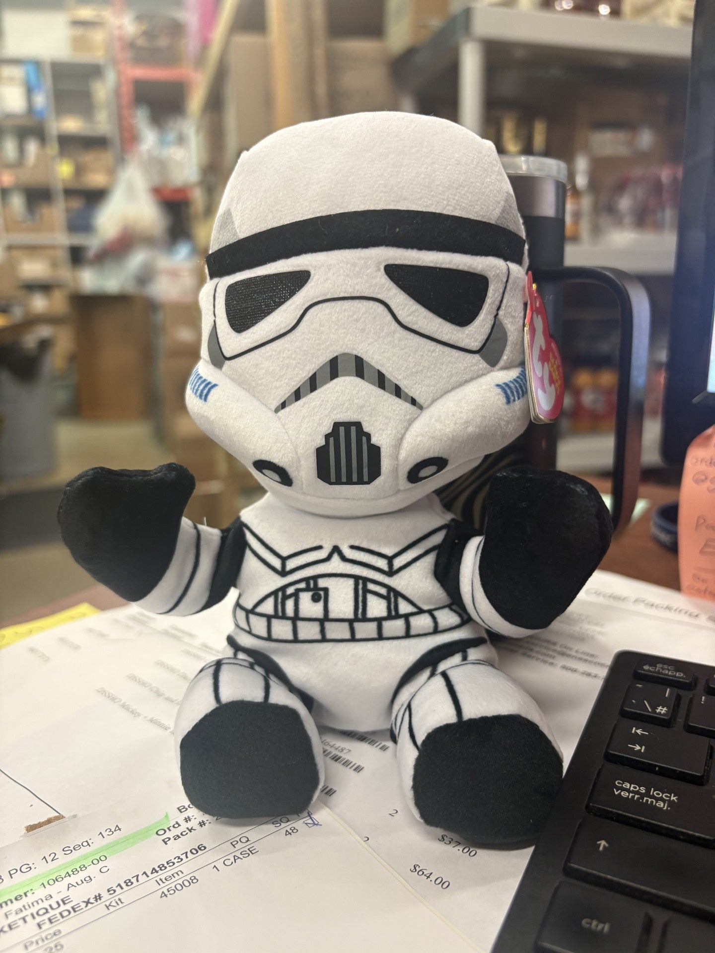 Ty Beanie - Stormtrooper Plush
