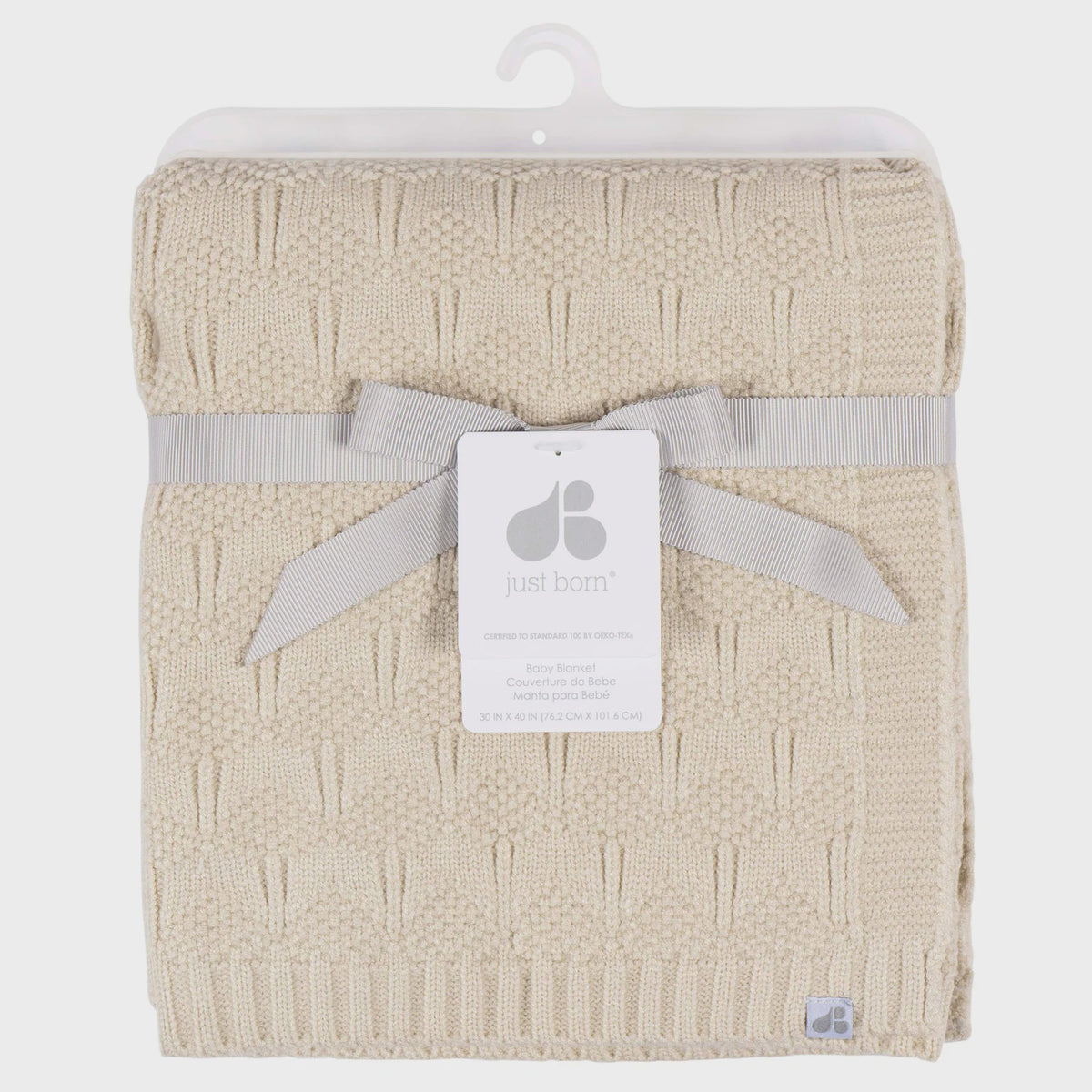 Tan Sweater Knit Blanket