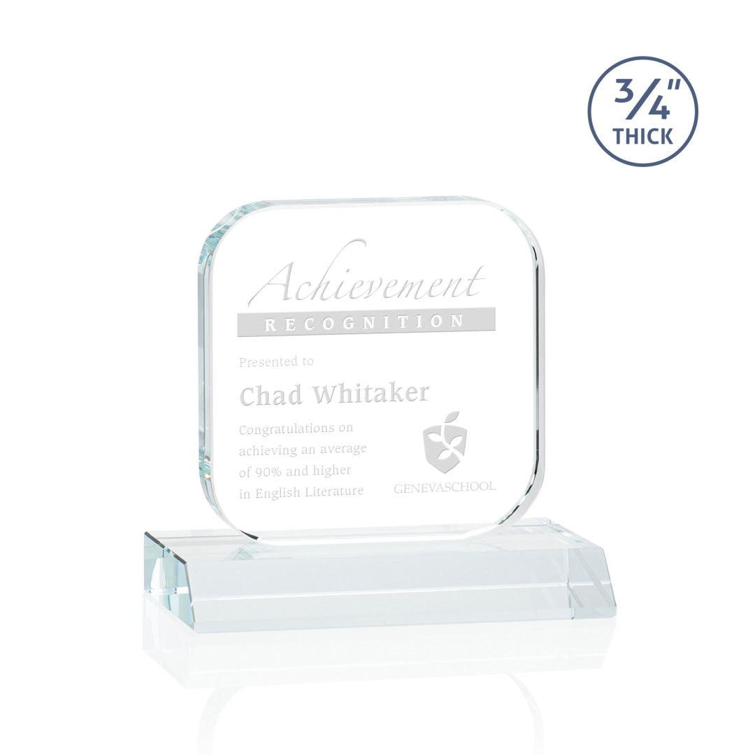 App Award - Clear 4"X4" (Engraving Included)