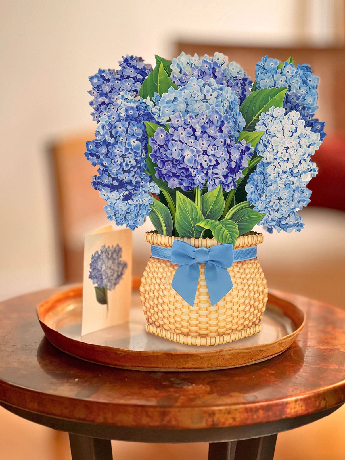 Nantucket Hydrangea Pop-Up Card - Large