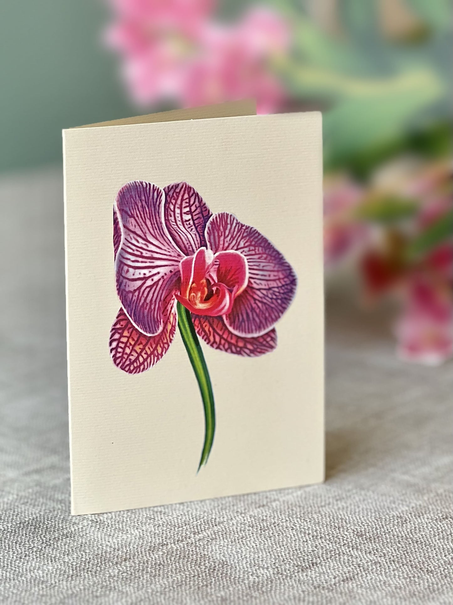 Orchid Oasis Pop-Up Card - Large