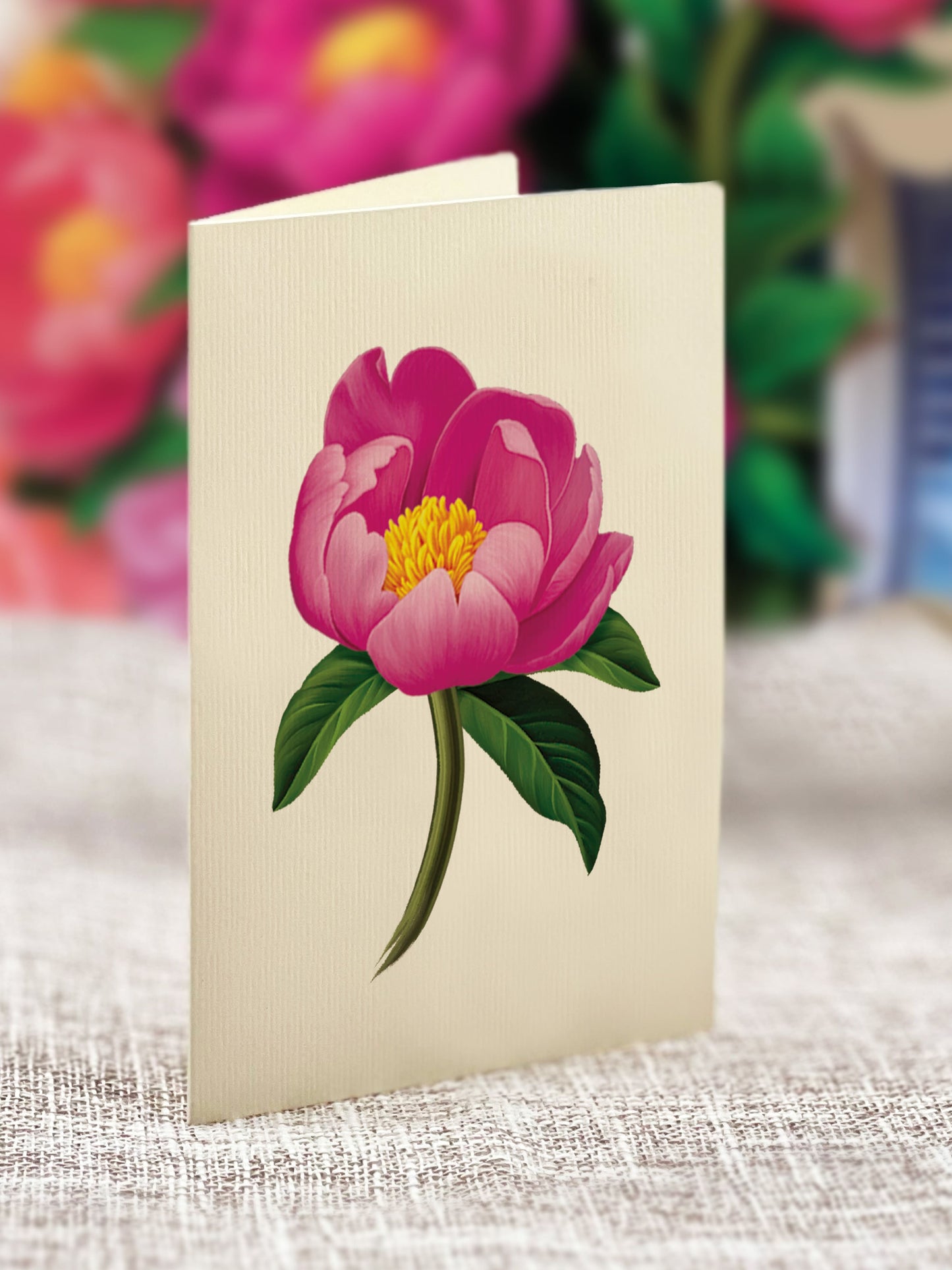 Peony Paradise Pop-Up Card - Large
