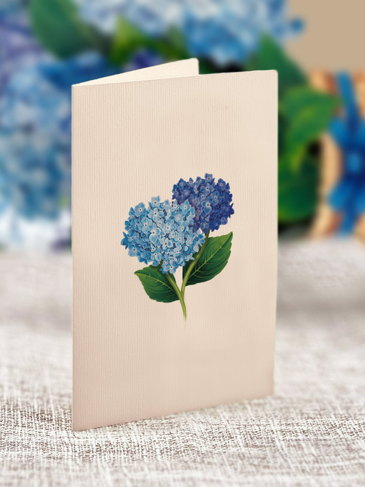 Nantucket Hydrangea Mini Pop-Up Card