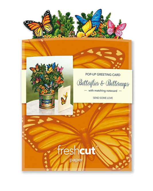 Butterflies and Buttercups Mini Pop-Up Card