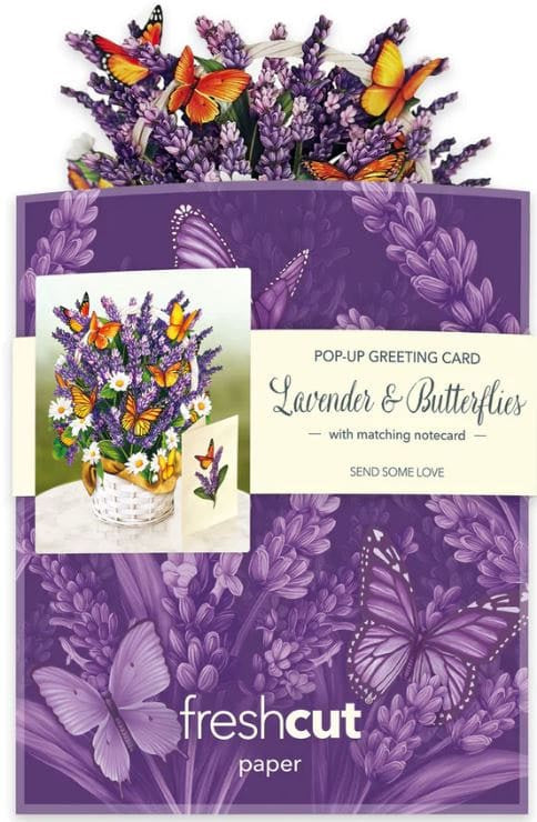 Lavender Pop-Up Card