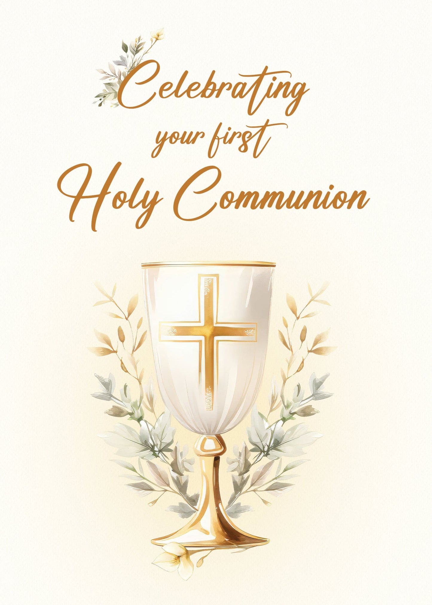 Celebrating Your First Holy Communion Card
