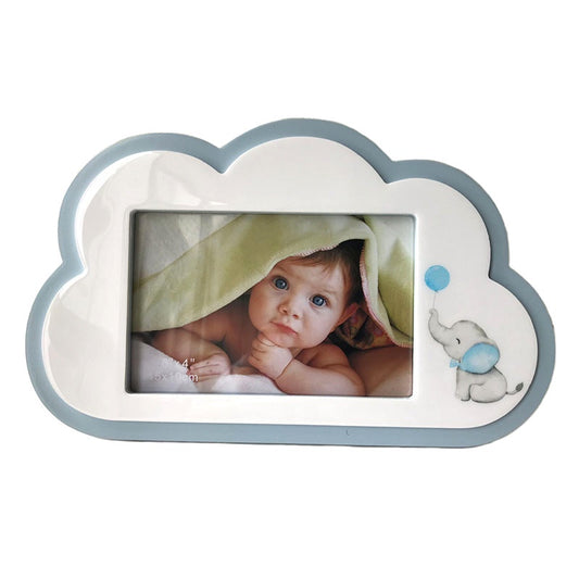 Blue Baby Cloud Picture Frame (4 x 6 photo)
