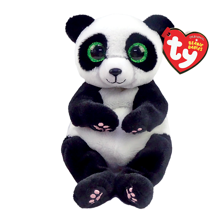 TY Black and White Panda Plush - Ying