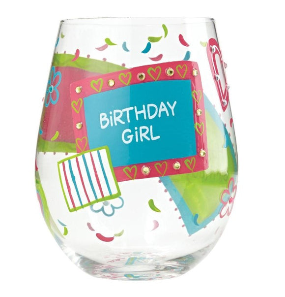 Birthday Girl Stemless Glass