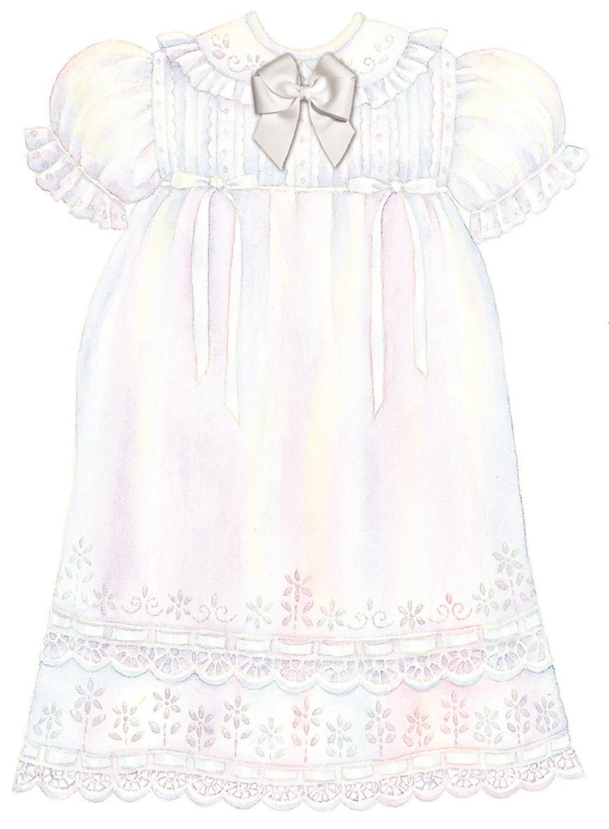 Christening Gown Card