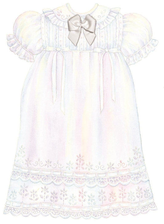 Christening Gown Card
