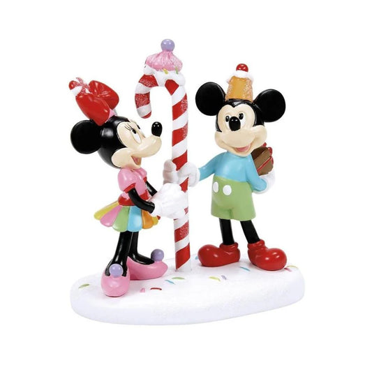 Mickey and Minnie Share a Treat Figurine