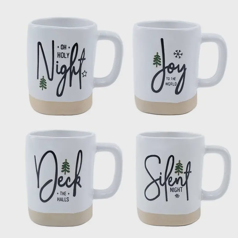 Holiday Script Mugs Xl
