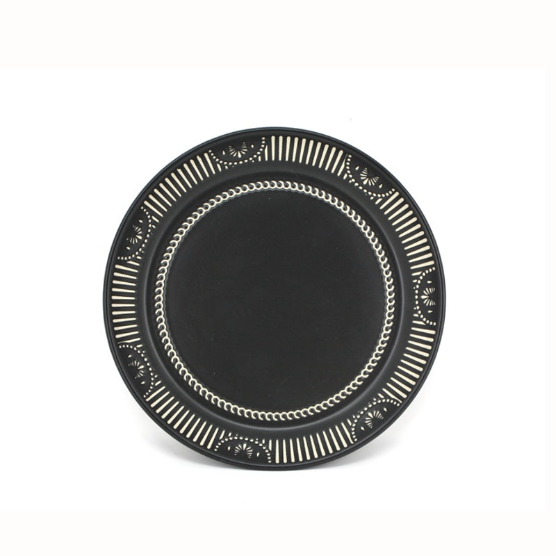 BATIK Side Plate (Black)