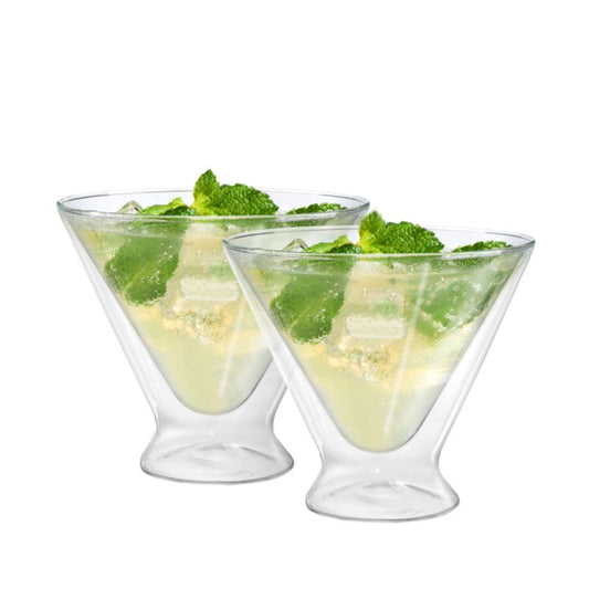 Bar™ Double-Walled Martini Glasses