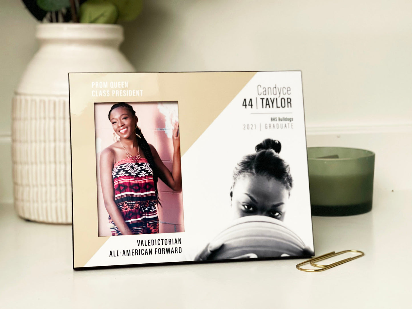 Customizable Offset Picture Frame - 4"x6"