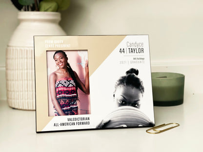 Customizable Offset Picture Frame - 4"x6"