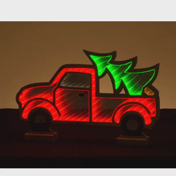15.5" Red Truck Led Infinity Light
