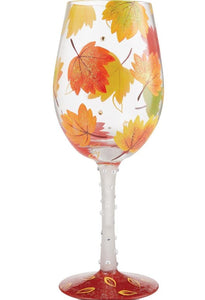 "Autumn Bliss" Wine Glass