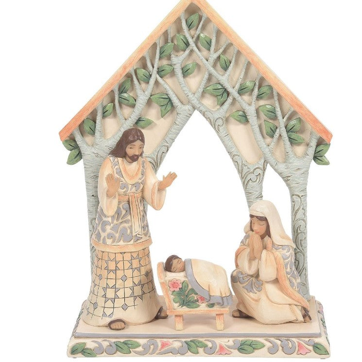 Woodland Holy Family Figurine