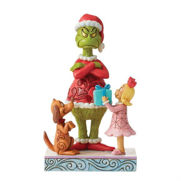 Max, Cindy Giving Gift to Grinch