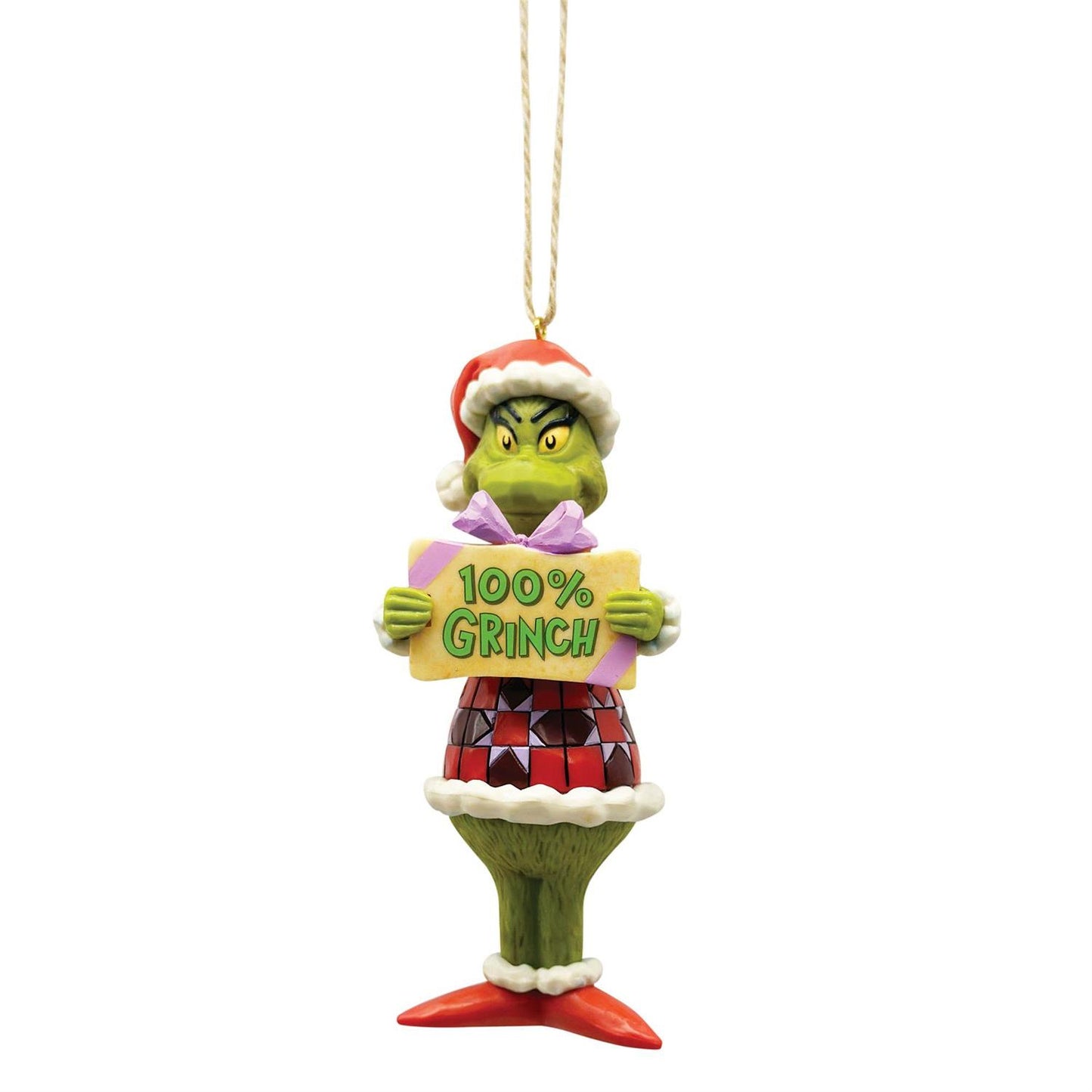 Warning: Bad Attitude Grinch PVC Ornament