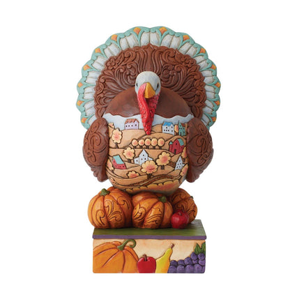 Jim Shore Traditional Turkey Scene