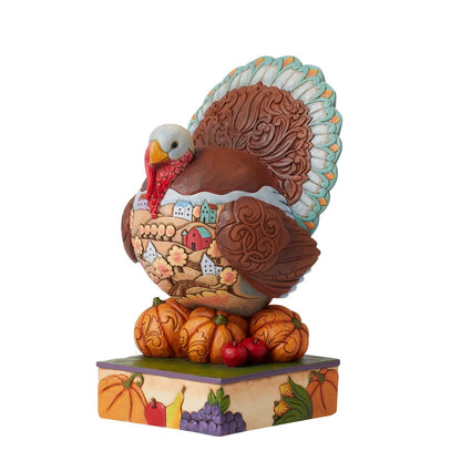 Jim Shore Traditional Turkey Scene