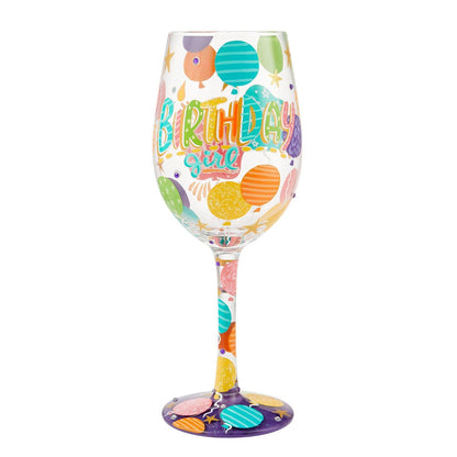 "Birthday Girl" Wine Glass