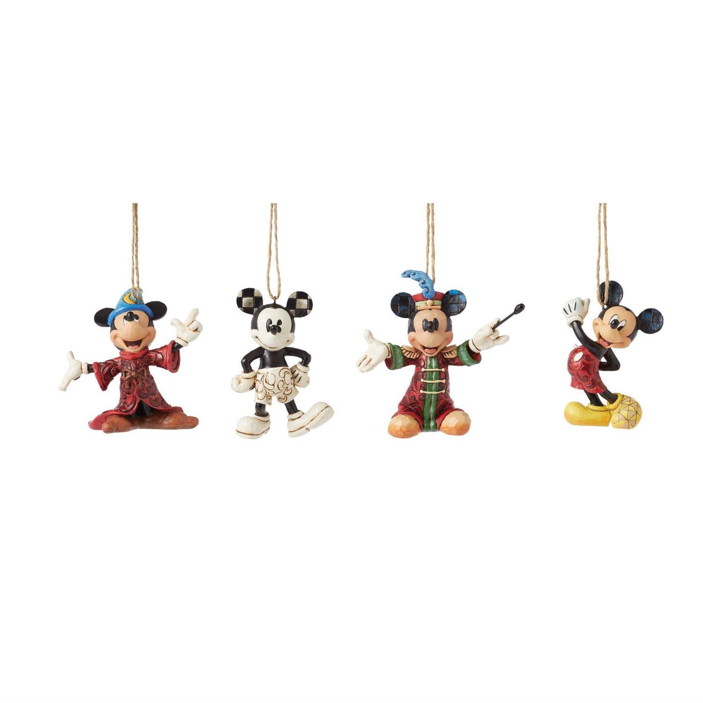 Set of 4 Mickey Ornaments