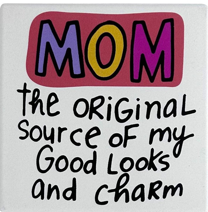 Mom Original Charm Coaster