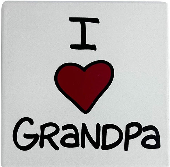 I Heart Grandpa Coasters