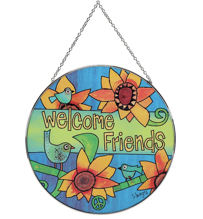 Welcome Friends Suncatcher